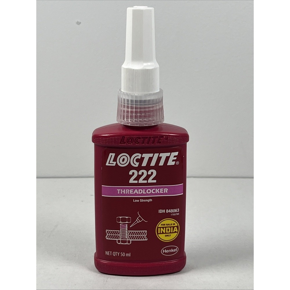 5 Pieces Loctite 222‎ Low Strength Threadlocker 50ml